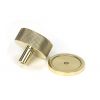 Polished Brass Brompton Cabinet Knob - 38mm (Plain)