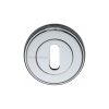 Heritage Brass Key Escutcheon Polished Chrome finish