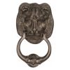 Heritage Brass Lion Knocker Matt Bronze finish