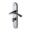 Sorrento Door Handle for Bathroom Tosca Design Satin Chrome finish