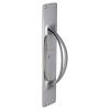 Heritage Brass Door Pull Handle on Plate Polished Chrome finish