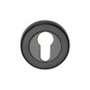 Sorrento Euro Profile Cylinder Escutcheon Matt Black finish