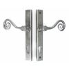 Pewter Monkeytail Slimline Lever Espag. Lock Set - LH