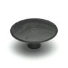 Wooden Cabinet Knob Split Design 48mm Black Ash Finish