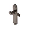 Heritage Brass Door Handle Lever Latch Lisboa Design Matt Bronze finish