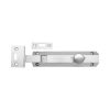 Heritage Brass Door Bolt Necked Flat 6 Satin Chrome finish