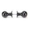 Black Regency Mortice/Rim Knob Set