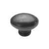 Rustic Dark Bronze Cabinet Knob Oval Design 32mm