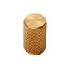 Knurled Knob - Satin Brass