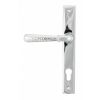 Polished Chrome Hammered Newbury Slimline Espag. Lock Set