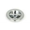 Polished Chrome 75mm Art Deco Round Pull - Privacy Set