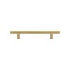 Heritage Brass Cabinet Pull Bar Design 128mm CTC Satin Brass Finish