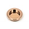 Polished Bronze 60mm Art Deco Round Pull