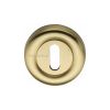 Heritage Brass Key Escutcheon Satin Brass finish