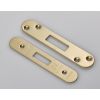 Forend Strike & Fixing Pack To Suit Architectural Deadlocks (Eds/Lds) Radius - Satin Brass