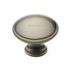 Heritage Brass Cabinet Knob Domed Design 38mm Antique Brass finish