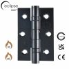 Eclipse 14917 - 76x51x2mm BLK Ball Bearing Hinge Grade 7 - (Pair) - Matt Black