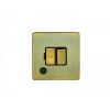 Eurolite Concealed 3mm Switched Fuse Spur Antique Brass