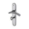 Sorrento Door Handle for Bathroom Tosca Design Polished Chrome finish