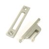 Polished Nickel Locking Art Deco Fastener - LH