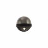 Atlantic Half-Moon Premium Floor Mounted Door Stop - Satin Nickel