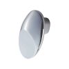 Crescent Knob - Polished Chrome