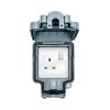 Eurolite Euroseal 1 Gang Switched Socket Grey