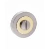 STATUS WC Turn and Release on Round Rose - Satin Nickel/Polished Brass