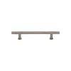 Heritage Brass Cabinet Pull T-Bar Design with 16mm Rose 101mm CTC Satin Nickel Finish