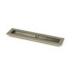 Pewter 250mm Plain Rectangular Pull