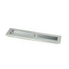 Satin Chrome 250mm Art Deco Rectangular Pull