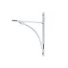 Polished Chrome Apperley Shelf Bracket (260mm x 200mm)