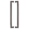 Heritage Brass Door Pull Handle Bauhaus Design 483mm Matt Bronze Finish