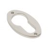 Polished Nickel Oval Euro Escutcheon