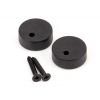 100kg Black (Top Mount) Sliding Door Hardware Kit (2m Track)