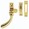 Bulb End Casement Fastener - Polished Brass