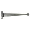 Pewter 22" Penny End T Hinge (pair)