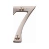 Heritage Brass Numeral 7 Face Fix 51mm (2") Satin Nickel finish