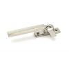 Polished Nickel Locking Art Deco Fastener - LH