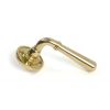 Polished Brass Newbury Lever on Rose Set