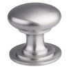 Victorian Cupboard Knob 50mm  - Satin Chrome