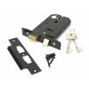 Black 5" Horizontal 3 Lever Sash Lock