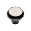 Heritage Brass Cabinet Knob Round Edge Design 38mm Polished Nickel finish