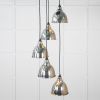 Smooth Nickel Brindley Cluster Pendant