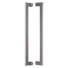 Heritage Brass Back to Back Door Pull Handle Apollo Design 460mm Satin Nickel Finish