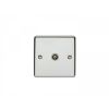 Eurolite Enhance Decorative TV Socket Polished Chrome