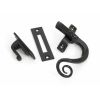 Black Locking Monkeytail Fastener - RH