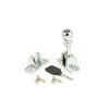 Polished Chrome Mushroom Brighton Fastener (Radiused)