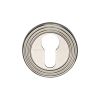 Heritage Brass Euro Profile Cylinder Escutcheon Satin Nickel finish