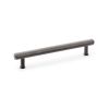 Alexander & Wilks - Crispin Knurled T-bar Cupboard Pull Handle - Dark Bronze PVD - 160mm